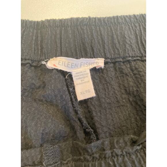 Eileen Fisher Organic Cotton Pucker Lantern Ankle Lightweight Pocket Pants XL - Picture 4 of 9